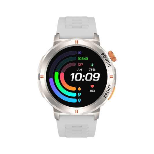 M52 1.43 inch Screen IP68 Waterproof Smart Watch, Support Bluetooth Call / Heart Rate (Silver) by buy2fix