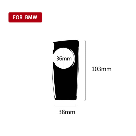 For BMW 5 Series F07 F10 F25 F26 / GT X3 X4 2009-2016 Car Handbrake Below Panel Decorative Sticker, Right Drive by buy2fix