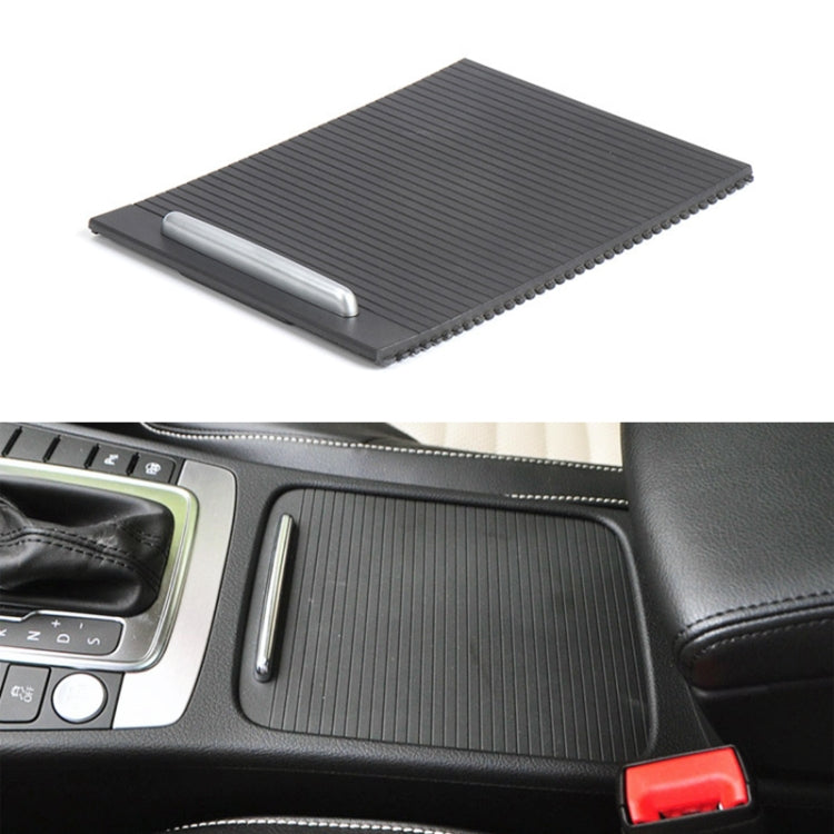 Car Center Console Water Cup Holder Cover Trim for Volkswagen Magotan / CC / Passat, Left Driving (Black) by buy2fix