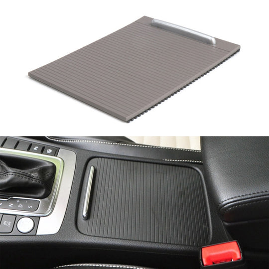 Car Center Console Water Cup Holder Cover Trim for Volkswagen Magotan / CC / Passat, Left Driving (Brown)