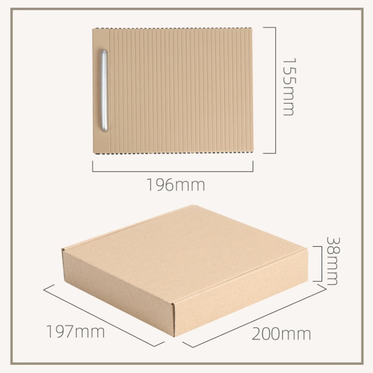 Car Center Console Water Cup Holder Cover Trim for Volkswagen Magotan / CC / Passat, Left Driving (Brown) by buy2fix