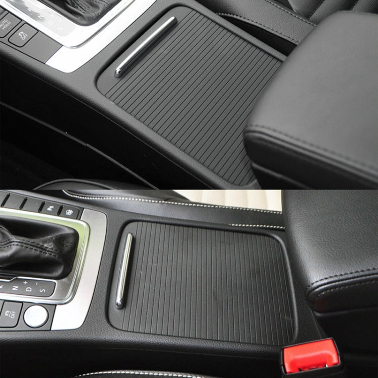 Car Center Console Water Cup Holder Cover Trim for Volkswagen Magotan / CC / Passat, Left Driving(Beige) by buy2fix