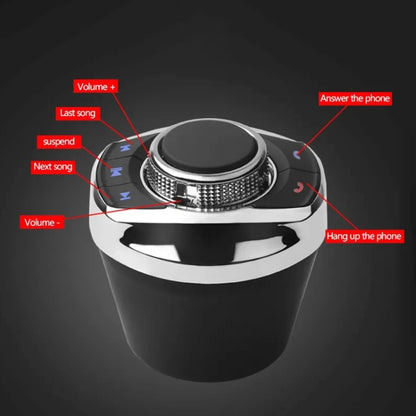 Multifunctional Car Cup Holder Wireless Knob Button Steering Wheel Button Remote Control with Light - In Car by buy2fix | Online Shopping UK | buy2fix