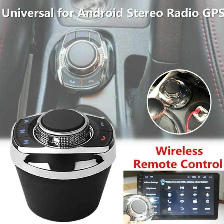 Multifunctional Car Cup Holder Wireless Knob Button Steering Wheel Button Remote Control with Light - In Car by buy2fix | Online Shopping UK | buy2fix