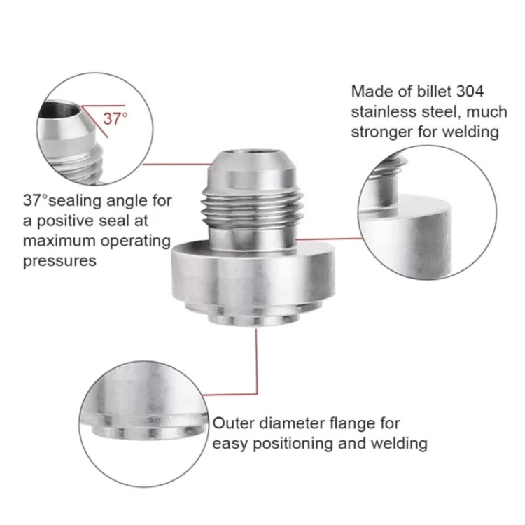 AN16 Car Oil Pipe Joint Breathable Pot Connector - In Car by buy2fix | Online Shopping UK | buy2fix