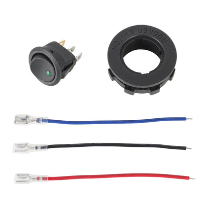 Car / Boat Modified Switch with 11cm Cable (Green Light) - In Car by buy2fix | Online Shopping UK | buy2fix