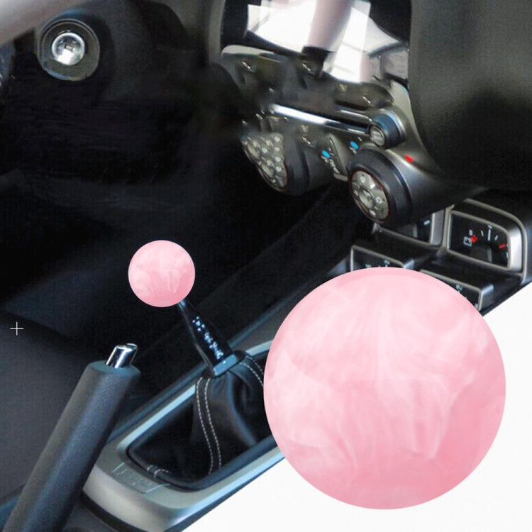 Car Modified Marble Star Gear Head Shifter Cover with Adapter (Pink) - In Car by buy2fix | Online Shopping UK | buy2fix