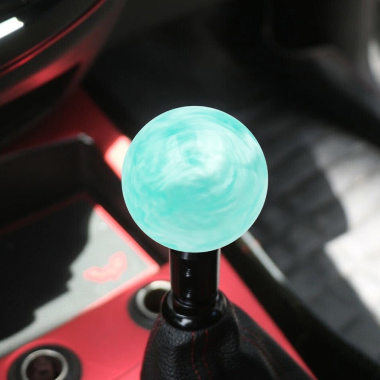 Car Modified Marble Star Gear Head Shifter Cover with Adapter (Light Green) - In Car by buy2fix | Online Shopping UK | buy2fix