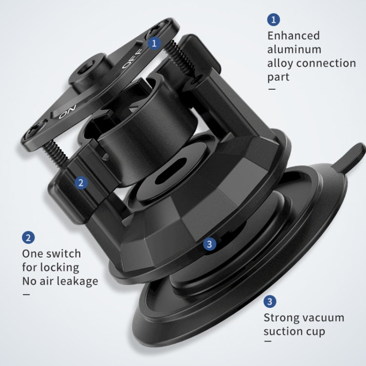 UBA-P1B Car Flexible Tablet Suction Cup Clamp Holder with Remote Control -  by buy2fix | Online Shopping UK | buy2fix