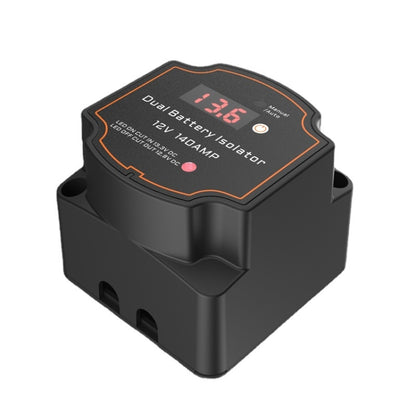 IP68 12V 140A Car Yacht RV Smart Dual Battery Isolation Controller VSR Digital Display Voltmeter by buy2fix