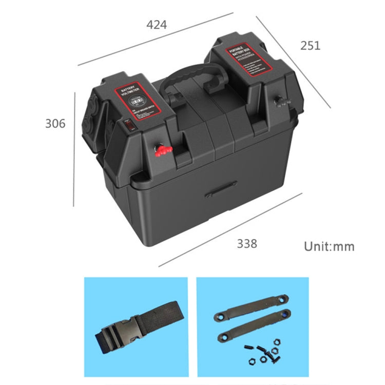 Outdoor Portable Multifunctional Battery Box 12V USB Output Emergency Power Supply -  by buy2fix | Online Shopping UK | buy2fix