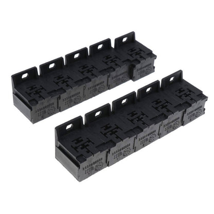 30A-80A Relay Base Holder 5-pin Socket with 50 Pieces Terminals by buy2fix