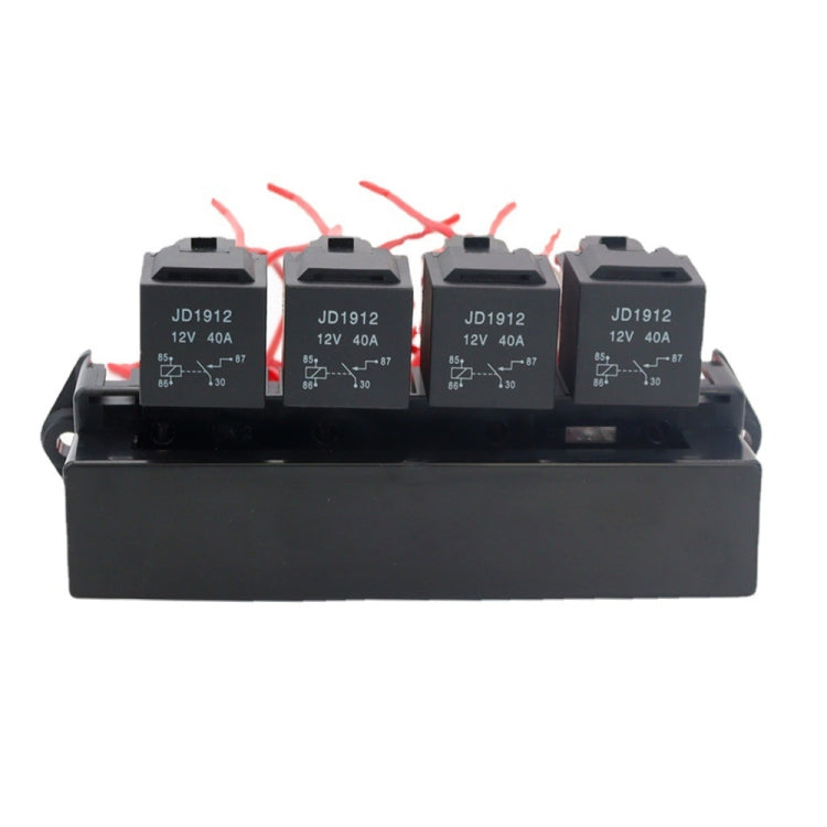 Car 15-way Fuse Box with 4-way 12V 40A Relay by buy2fix