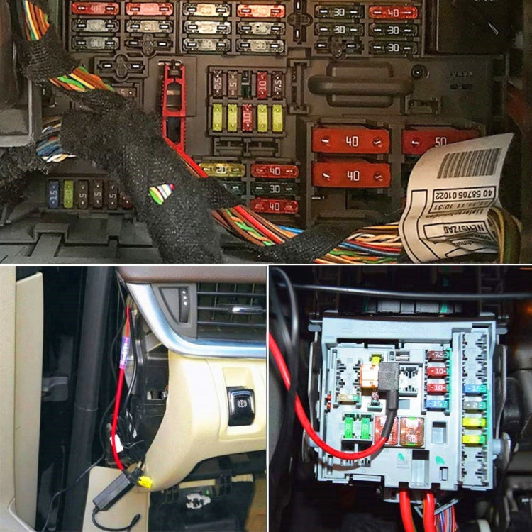 20 in 1 Car Blade Fuse Holder Kits with Cable by buy2fix