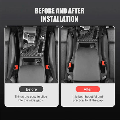 Car Seat Gap Bar Car Interior Armrest Box Gap Leak-proof Filler (Red) by buy2fix