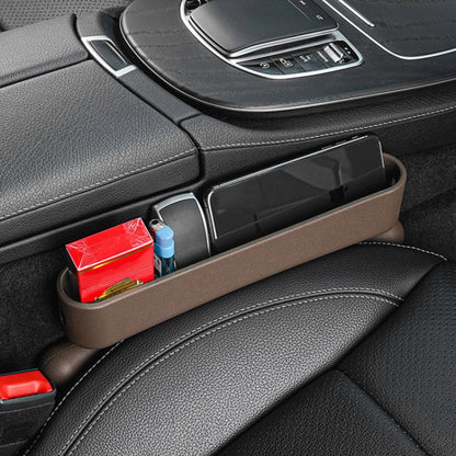 Car Gap Storage Box Multifunctional Car Seat Crevice Storage Box, Specification: 1 Pair (Brown) by buy2fix