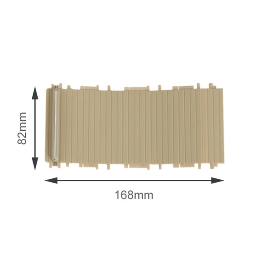 For BMW 3 Series E46 Left Driving Car Center Console Water Cup Holder Cover 51167038334(Beige) by buy2fix