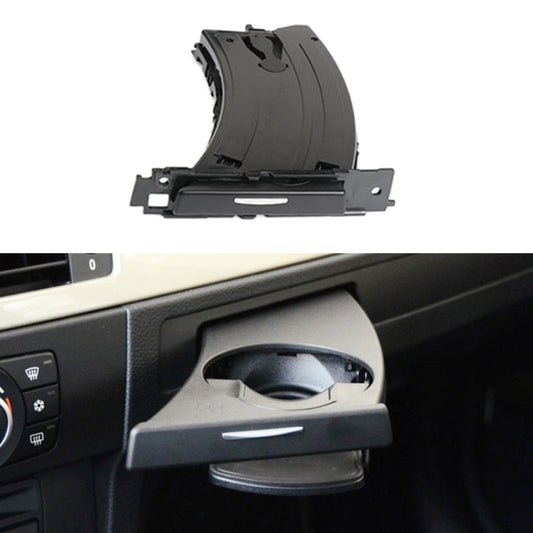 For BMW 3 Series E90 Left Driving Car Dashboard Left Side Water Cup Holder 5141 9173 463(Black) by buy2fix