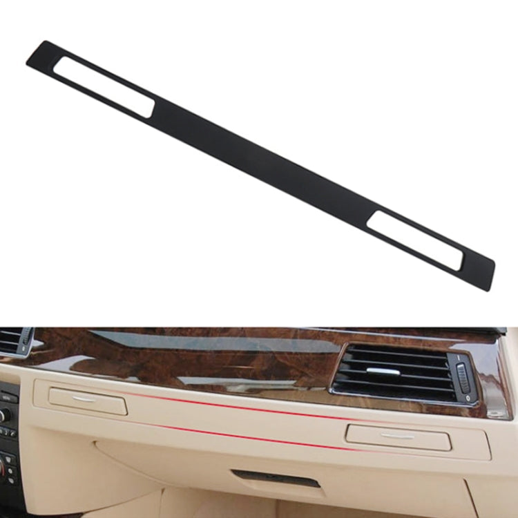 For BMW 3 Series E90 Left Driving Dashboard Water Cup Holder Decorative Frame 5145 7138 797(Black) by buy2fix