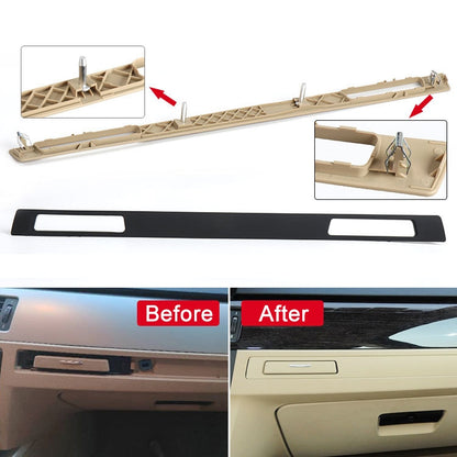 For BMW 3 Series E90 Left Driving Dashboard Water Cup Holder Decorative Frame 5145 7138 797-CT(Carbon Fiber Black) by buy2fix