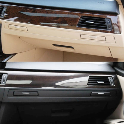 For BMW 3 Series E90 Left Driving Dashboard Water Cup Holder Decorative Frame 5145 7138 798(Beige) by buy2fix