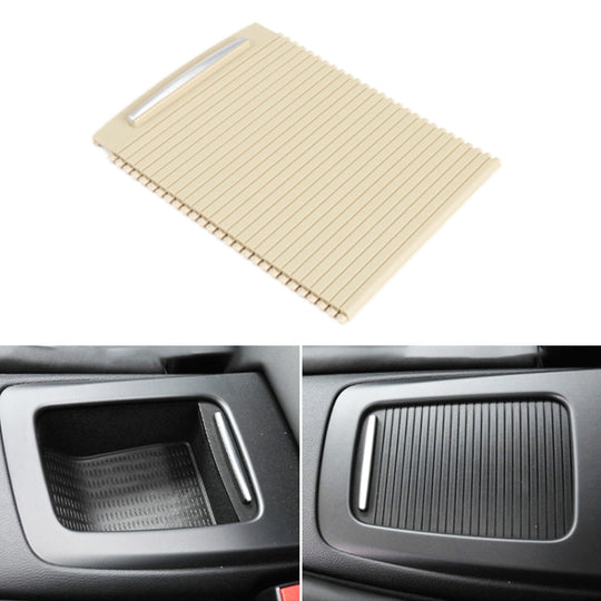 Pour BMW Série 3 M3 / E92 / E93 Conduite à gauche Console centrale de voiture Couvercle de support de verre d'eau 5116 6963 925 (Beige)