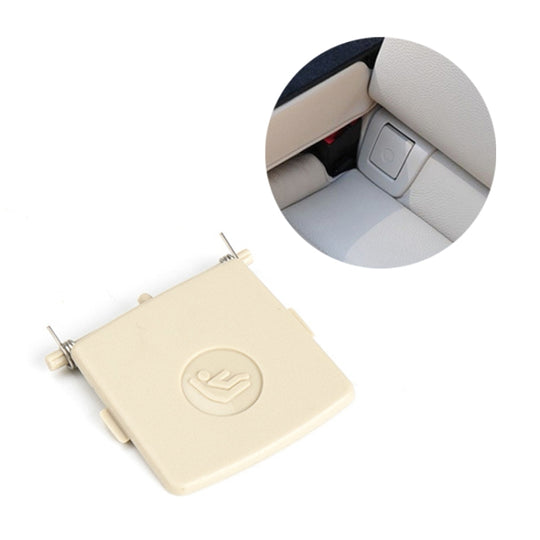 Pour BMW série 3 E92 conduite à gauche voiture siège de sécurité enfant couvercle de commutateur Isofix 5220 6970 746-1 (Beige)