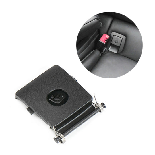 Pour BMW série 3 E93 conduite à gauche voiture siège de sécurité enfant couvercle de commutateur Isofix 5220 9112 423-1 (noir)