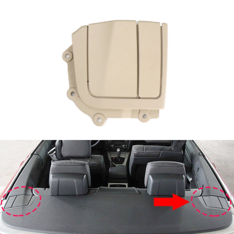 For BMW 3 Series E93 Left Driving Car Convertible Rear Platform Right Hinge Cover Folding Cover 5437 7175 484(Beige) - Others by buy2fix | Online Shopping UK | buy2fix