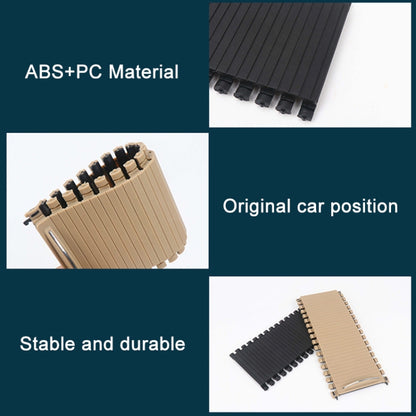 For Buick Excelle 2004-2012 Left-hand Drive Car Center Console Water Cup Holder Cover BKKYLL (Black) by buy2fix