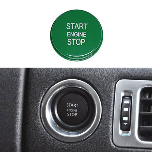 One-key Start Engine Stop Switch Button for Land Rover Range Rover Executive, Left Driving (Green) - Car Switches by buy2fix | Online Shopping UK | buy2fix