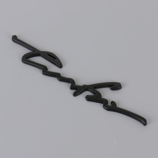 Car Personalized Aluminum Alloy Decorative Stickers, Size: 16x3.5x0.4cm (Black) by buy2fix