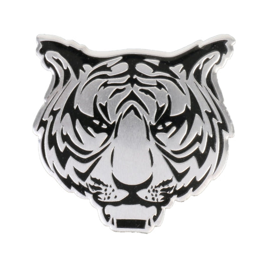 Car Tiger Metal Stickers Personalized Aluminum Alloy Decorative Stickers, Size:8 x 7.5cm by buy2fix