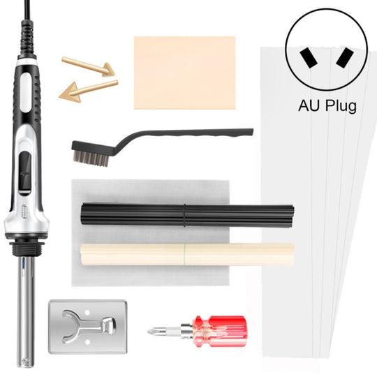 100W Electric Soldering Iron Plastic Welding Machine Car Bumper Repair Plier, AU Plug (White)