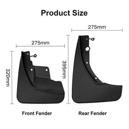 For Jeep Grand Cherokee 2011-2021 4pcs/Set Car Auto Soft Plastic Splash Flaps Fender Guard - Mudguards by buy2fix | Online Shopping UK | buy2fix