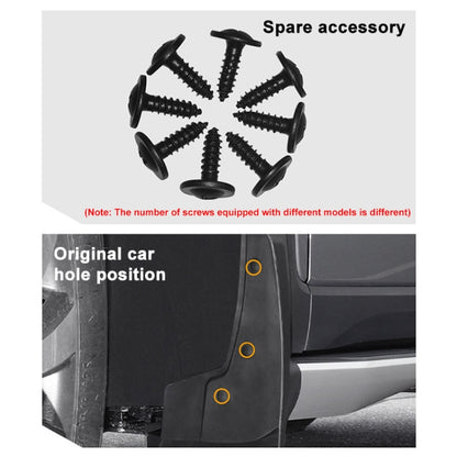 For Jaguar F-PACE 2016-2021 4pcs/Set Car Auto Soft Plastic Splash Flaps Fender Guard by buy2fix