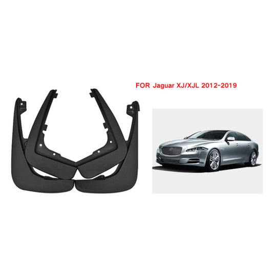 For Jaguar XJ / XJL 2012-2019 4pcs/Set Car Auto Soft Plastic Splash Flaps Fender Guard by buy2fix