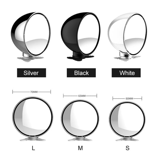 3R-043 Auxiliary Rear View Mirror Car Adjustable Blind Spot Mirror Wide Angle Auxiliary Side Mirror, Diameter: 60mm (Silver) by 3R