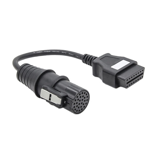For Iveco 30 Pin Male to OBDII 16 Pin Female Truck Adapter Cable by buy2fix