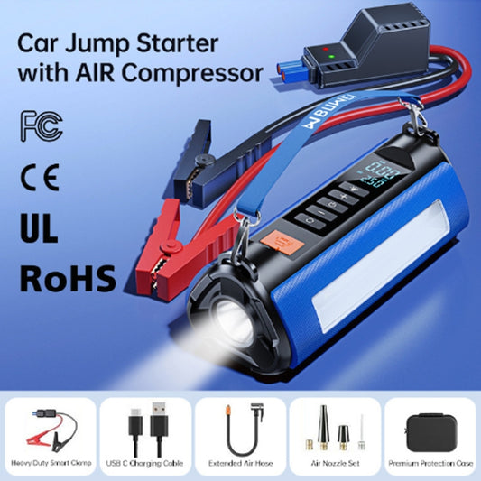 TS03C 6000mAh + EVA Bag Car Emergency Start Power Supply Air Pump Integrated Machine, Low Version by buy2fix