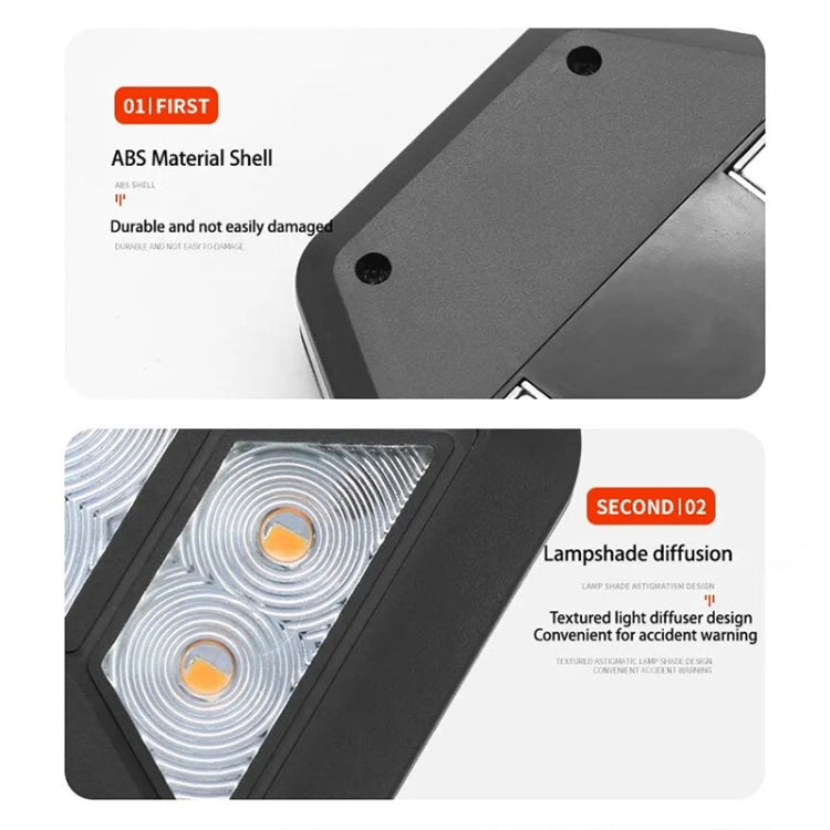 Car USB Rechargeable Strong Magnetic Adsorption COB LED Trunk Reading Light by buy2fix