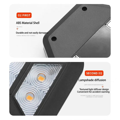 Car USB Rechargeable Strong Magnetic Adsorption COB LED Trunk Reading Light by buy2fix