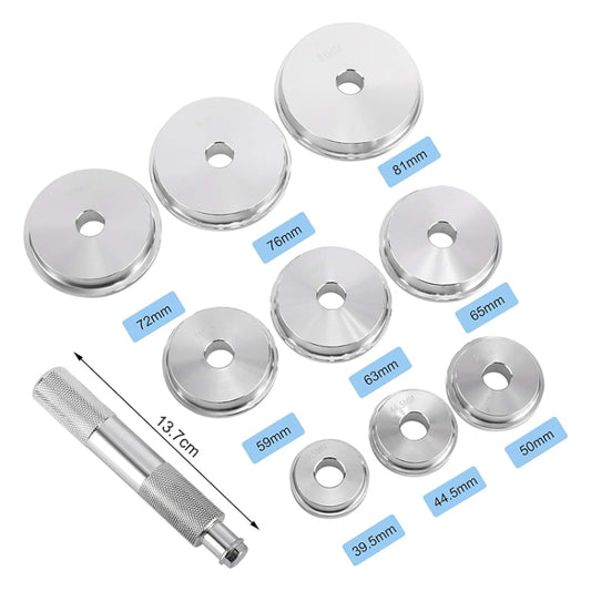 10pcs / Set Car Plug-in Inclined Wheel Bearing Remover by buy2fix