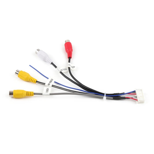 Palminfo Male Android Navigation 20-pin Plug RCA Video Audio Cable by buy2fix