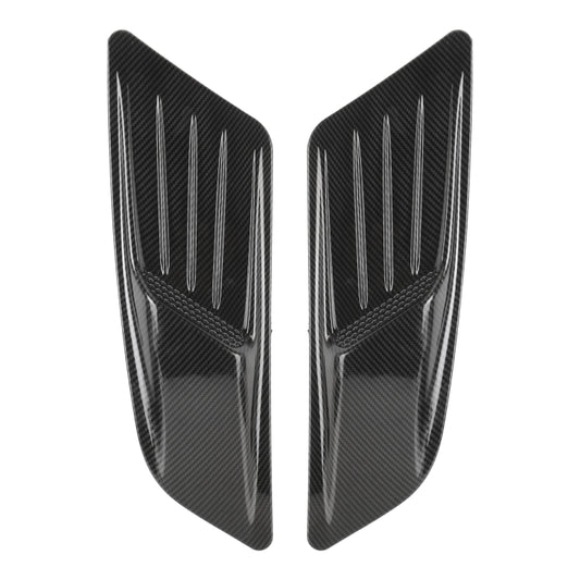 HD-713 1 Pair Car Hood Decorative Stickers Fender Air Vents Sticker(Carbon Fiber) by buy2fix