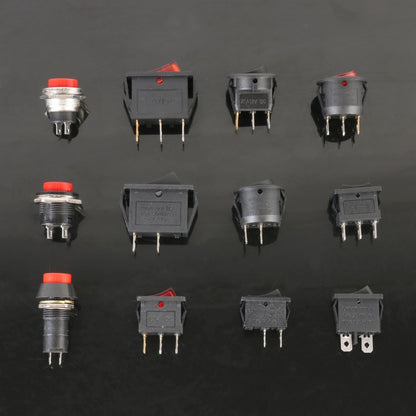 50pcs Universal Power Switch Button Assortment Kit by buy2fix
