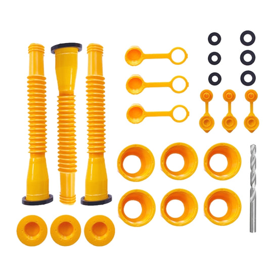 3pcs / Set Hexagonal Nut Plug Anti-Slip Plastic Cap