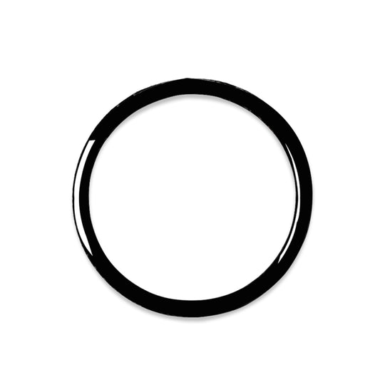 6pcs / Set Car Door Horn Ring Decorative Sticker for BMW X5 E70 2008-2013 / X6 E71 2009-2014, Left and Right Drive Universal(Black) by buy2fix