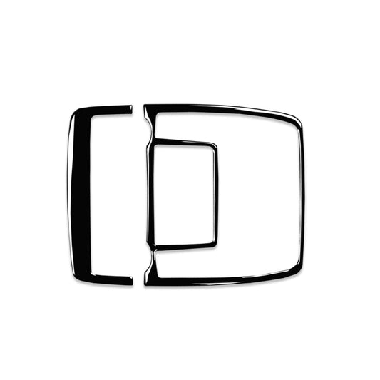 Car Reading Light Panel Decorative Sticker for BMW X5 E70 / X6 E71 2008-2013, Left and Right Drive Universal(Black) by buy2fix
