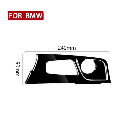 Car Right Drive Gear Panel Decorative Sticker for BMW Series 5 G38 528Li / 530Li / 540Li 2018(Black) - In Car by buy2fix | Online Shopping UK | buy2fix